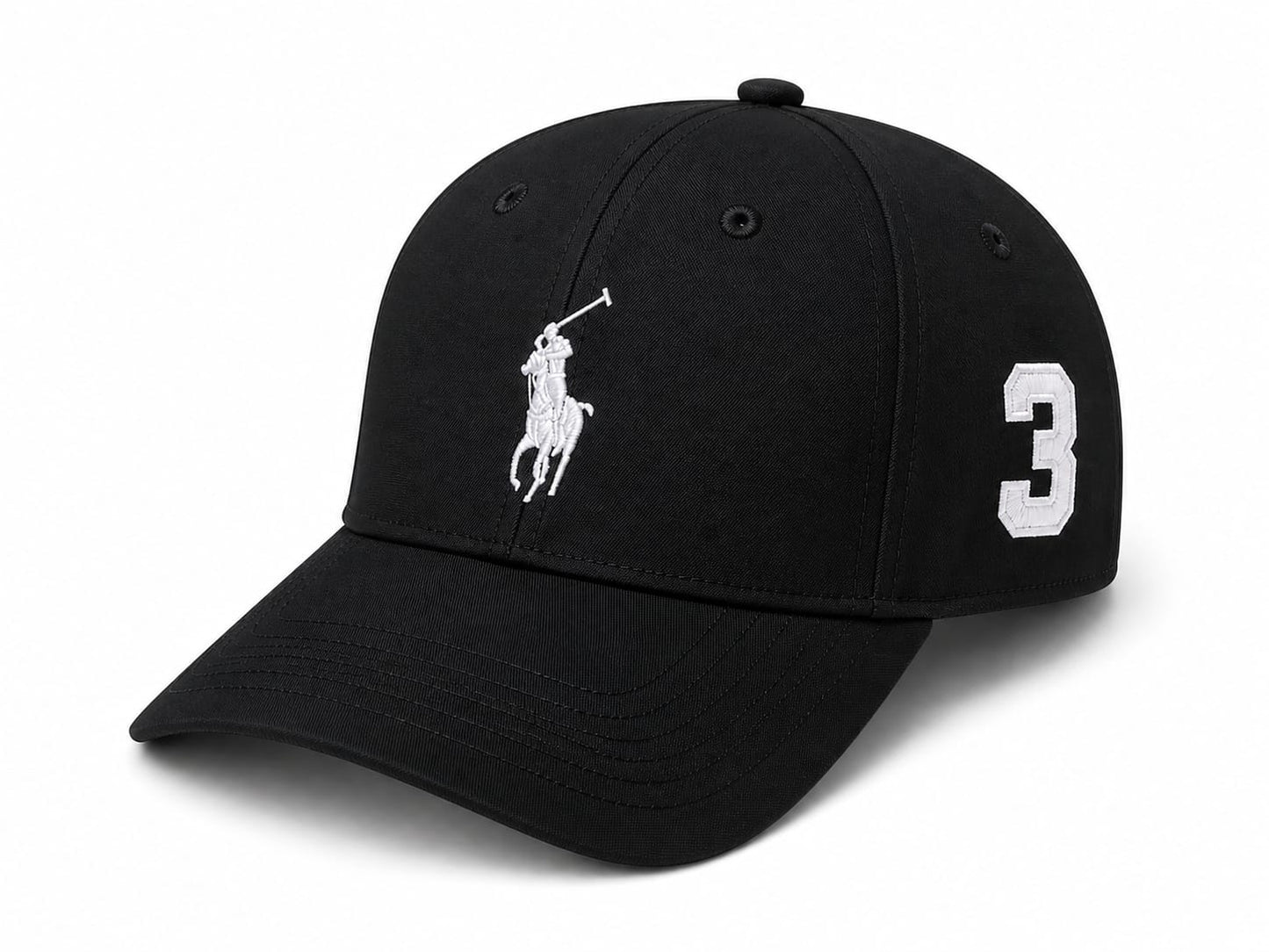Polo 3 Black Galaxy Cap