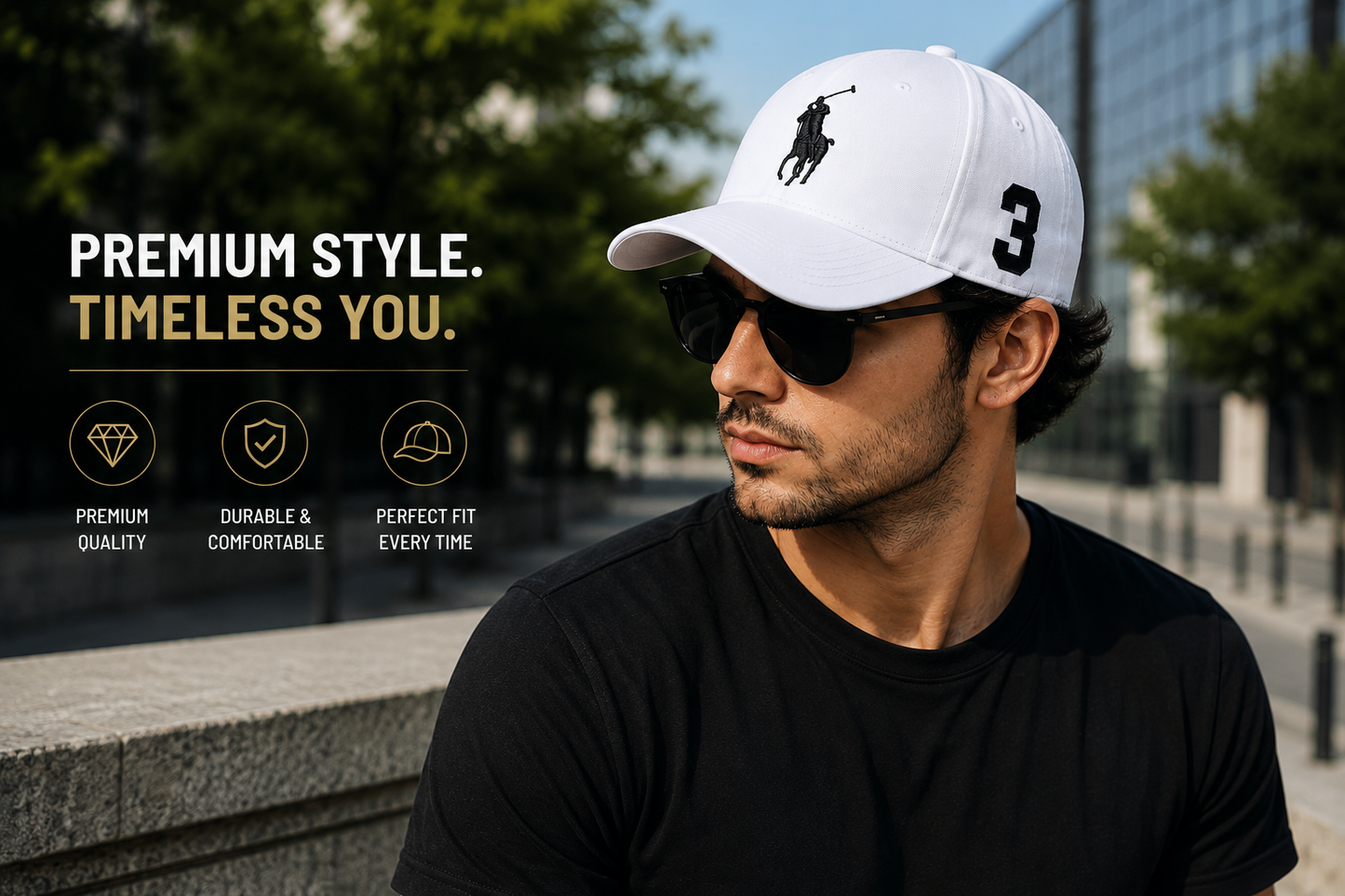 Polo 3 Logo Galaxy Cap