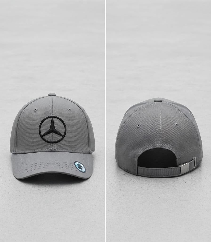 Mercedes Gray Galaxy Cap