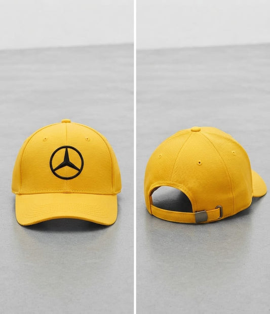 Mercedes Yellow Galaxy Cap