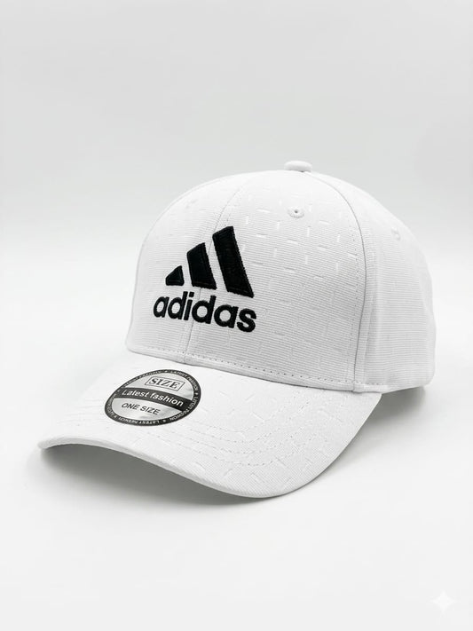 Adidas Logo White Premium Quality Cap
