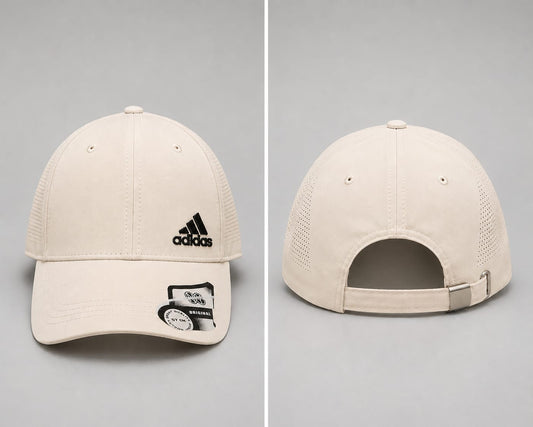 Premium Adidas Cotton Half White Cap