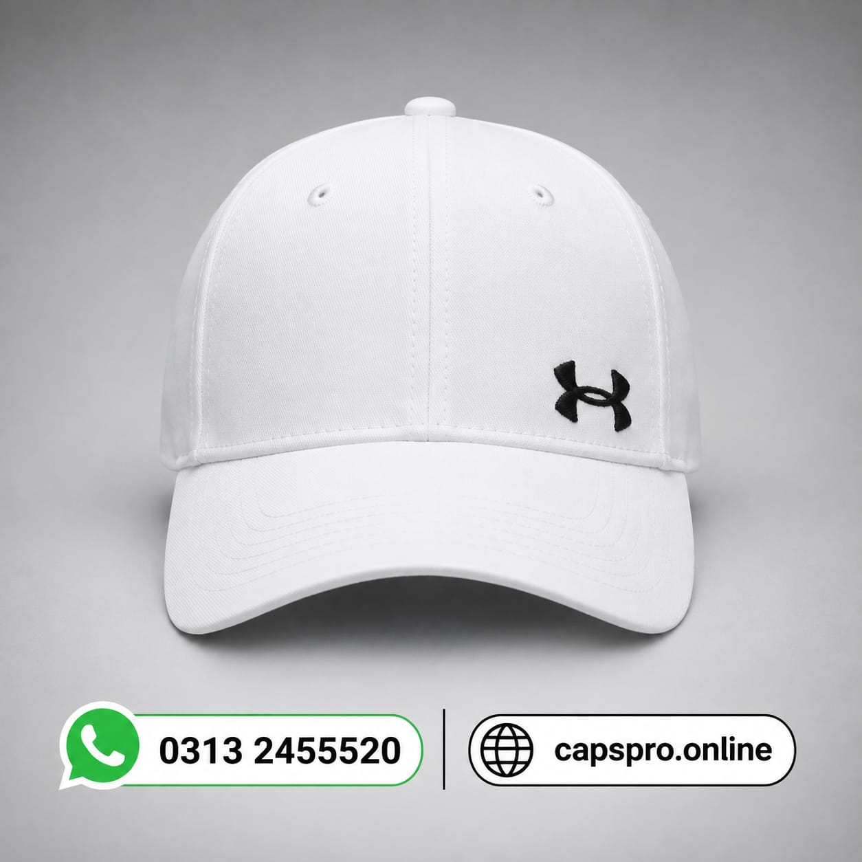 Under Armour White Cotton Cap