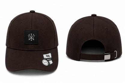 NY Metal logo Cotton Cap