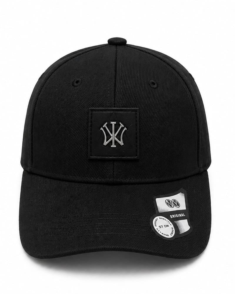NY Metal logo Cotton Cap