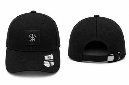 NY Metal logo Cotton Cap